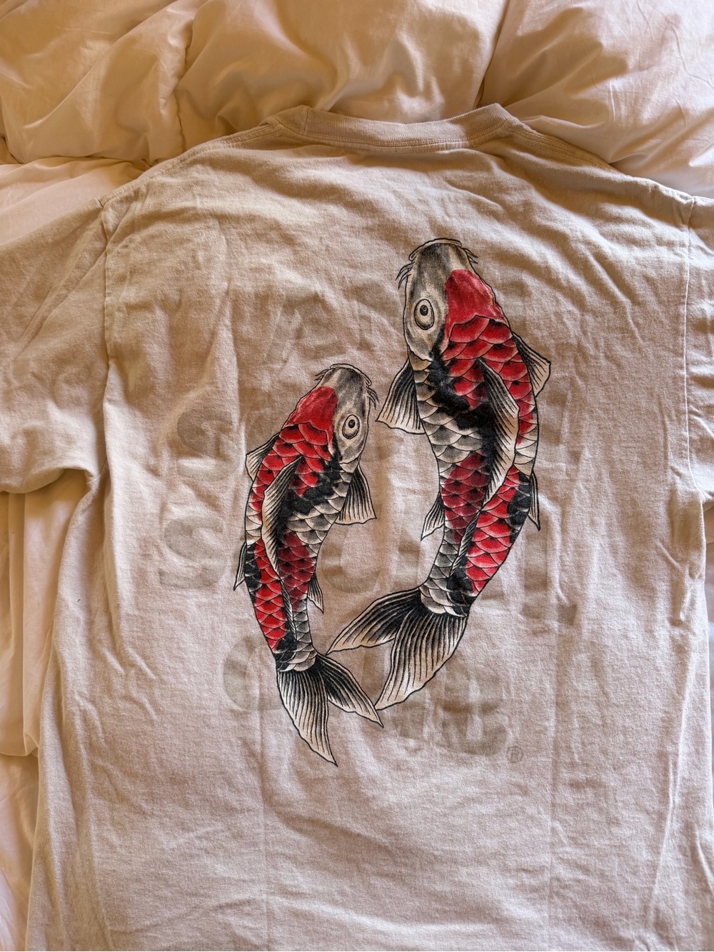Anti Social Social Club Men’s White Graphic Classic Koi T-Shirt